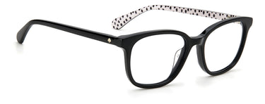 Premium Women Kate Spade Eyeglasses: Bari - Black(2) - SpecSMART Eye Clinic (Diagonal View)
